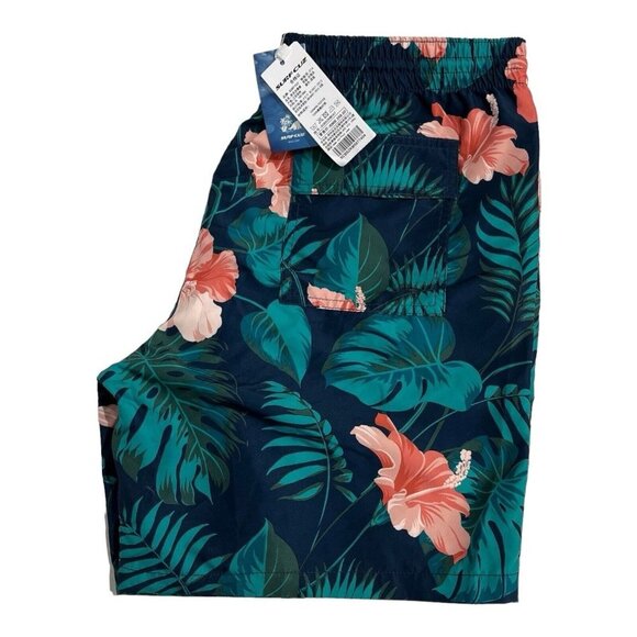 Surf Cruz‎ M XL Swim Trunks Quick Dry Beach Swim Shorts Mesh Lining Tropical - Picture 9 of 9
